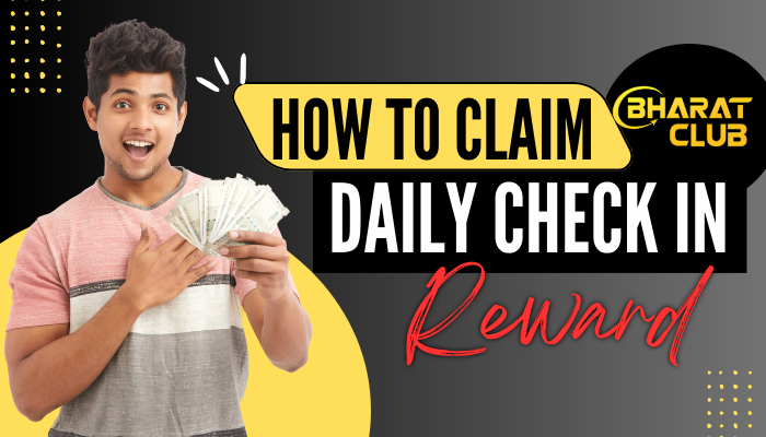 How to Claim Daily check in reward