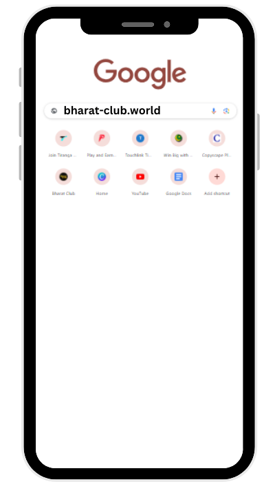 step 1 on how to download bharat club app